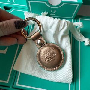 Tieks Metallic Leather Keychain